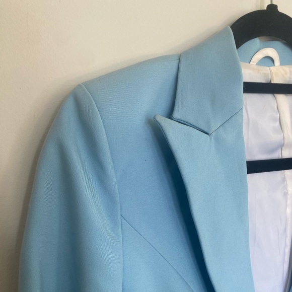 Blue blazer, custom made, size small - Picture 4 of 5
